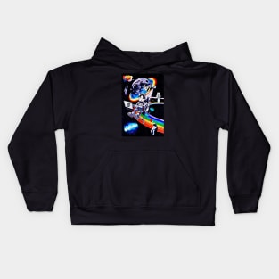 Believe Astro Cat Kids Hoodie